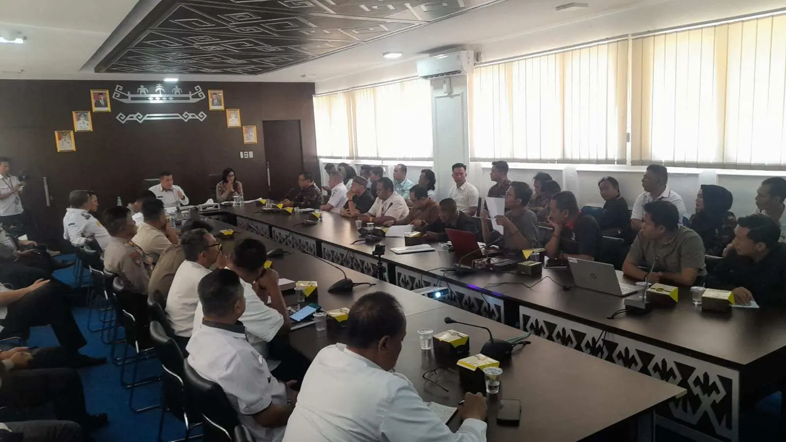 Terkait Konflik Lahan PTPN7 Way Berulu, Forkopimda Pesawaran Gelar Rapat Dengan Masyarakat Adat