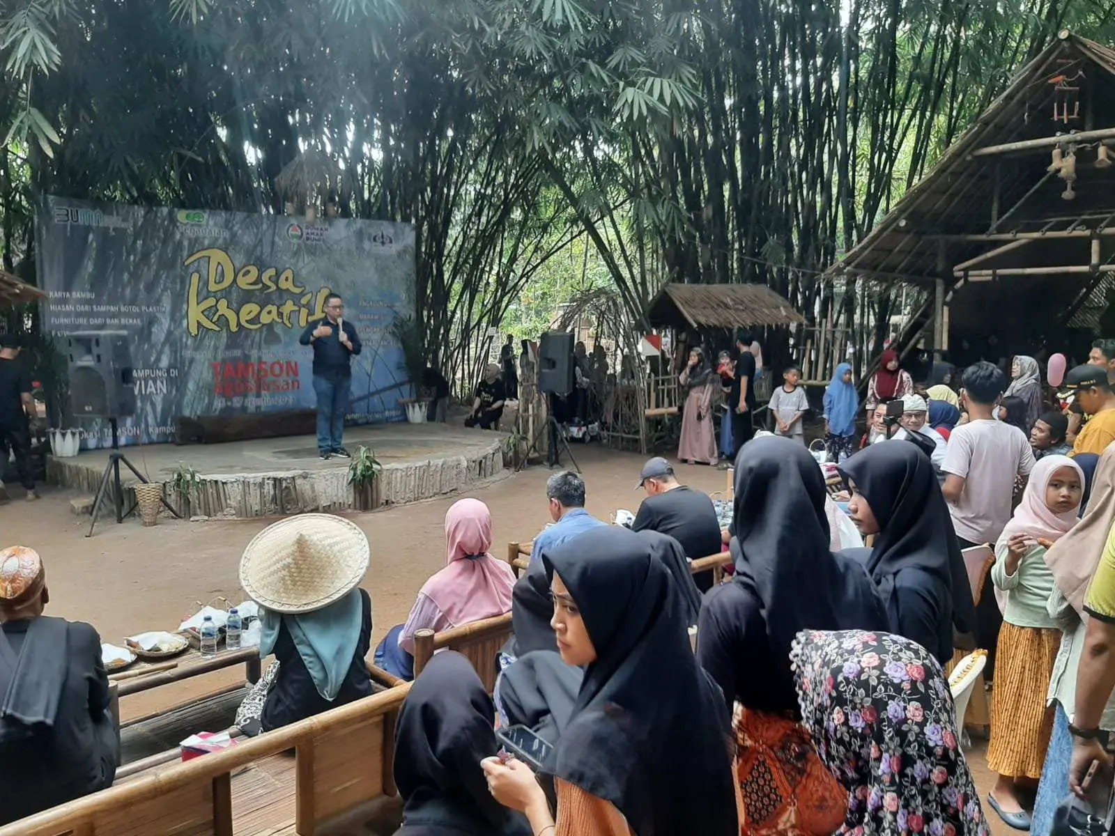 PT. Pegadaian Launching 4 Desa Kreatif di Parungpanjang Bogor dengan Tema Desa Kreatif Tamson