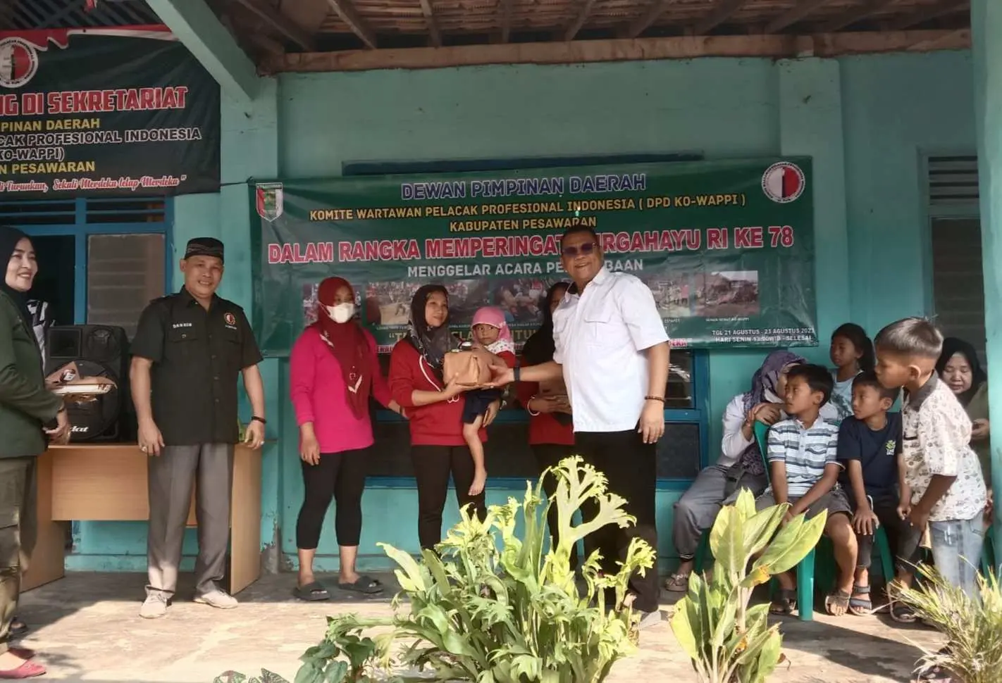 KO-WAPPI Pesawaran Bagi-bagi Doorprize Kepada Peserta Lomba  Pada HUT RI Ke-78