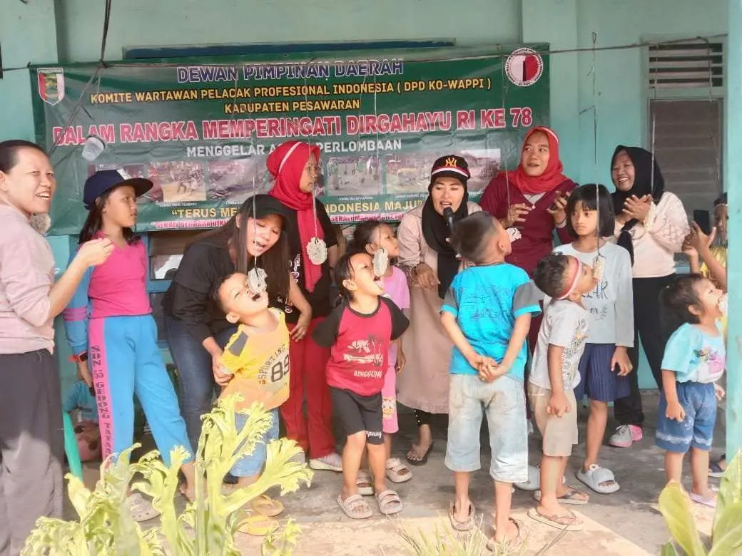 Meriahkan HUT RI Ke-78 KO-WAPPI Pesawaran Gelar Bermacam Perlombaan