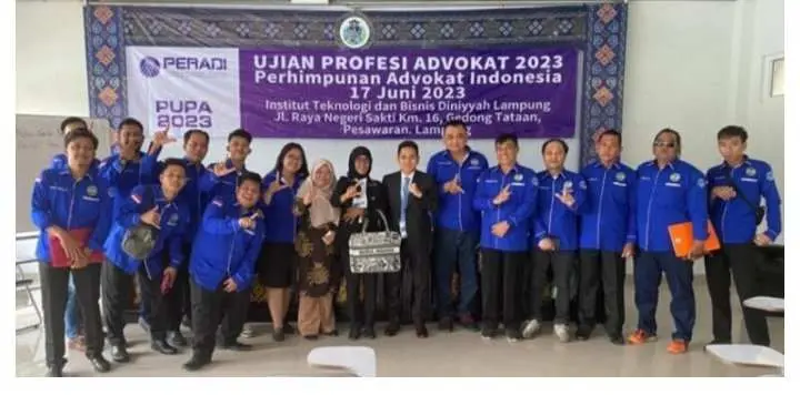 21 Peserta UPA DPC Peradi Gedong Tataan Dinyatakan Lulus 