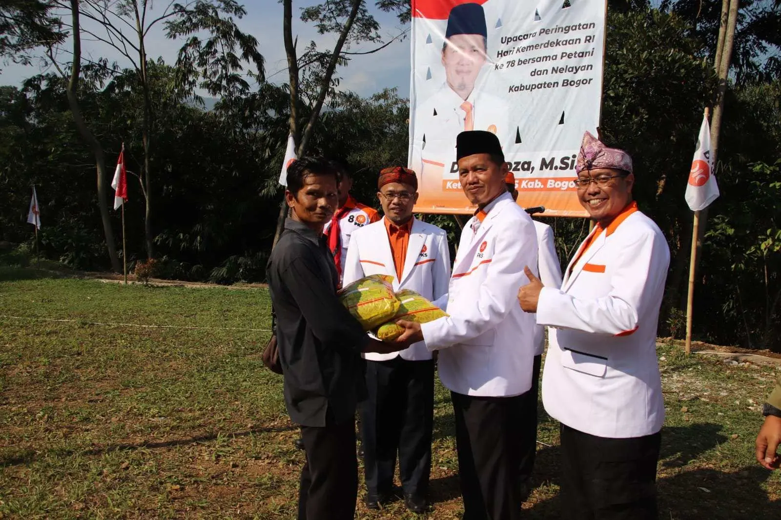 Ketua DPD PKS Bogor Jadi Inspektur Upacara Bendera Peringati HUT RI ke 78