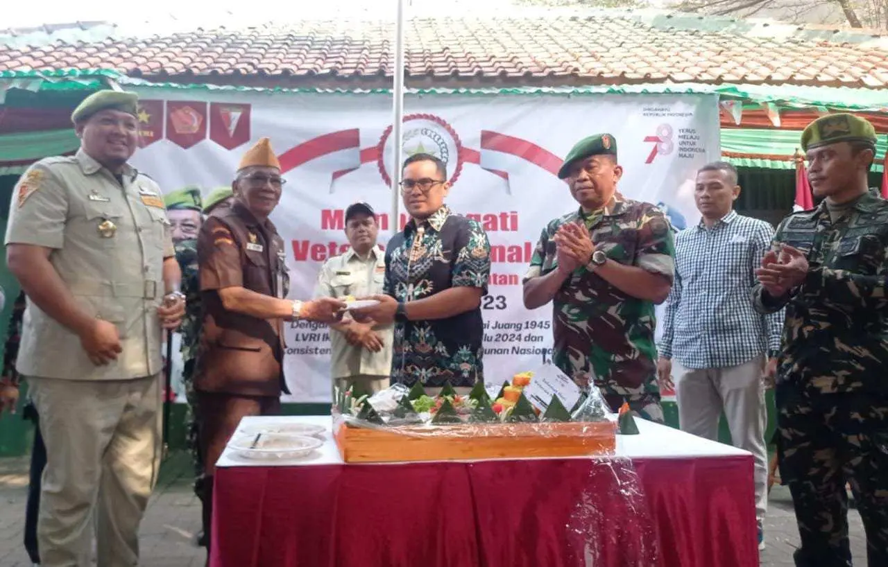 Pilar Saga Ichsan Hadir dalam Acara Hari Veteran Nasional Ke 74 Tahun Yang diselenggarakan PPM & LVRI Tangsel