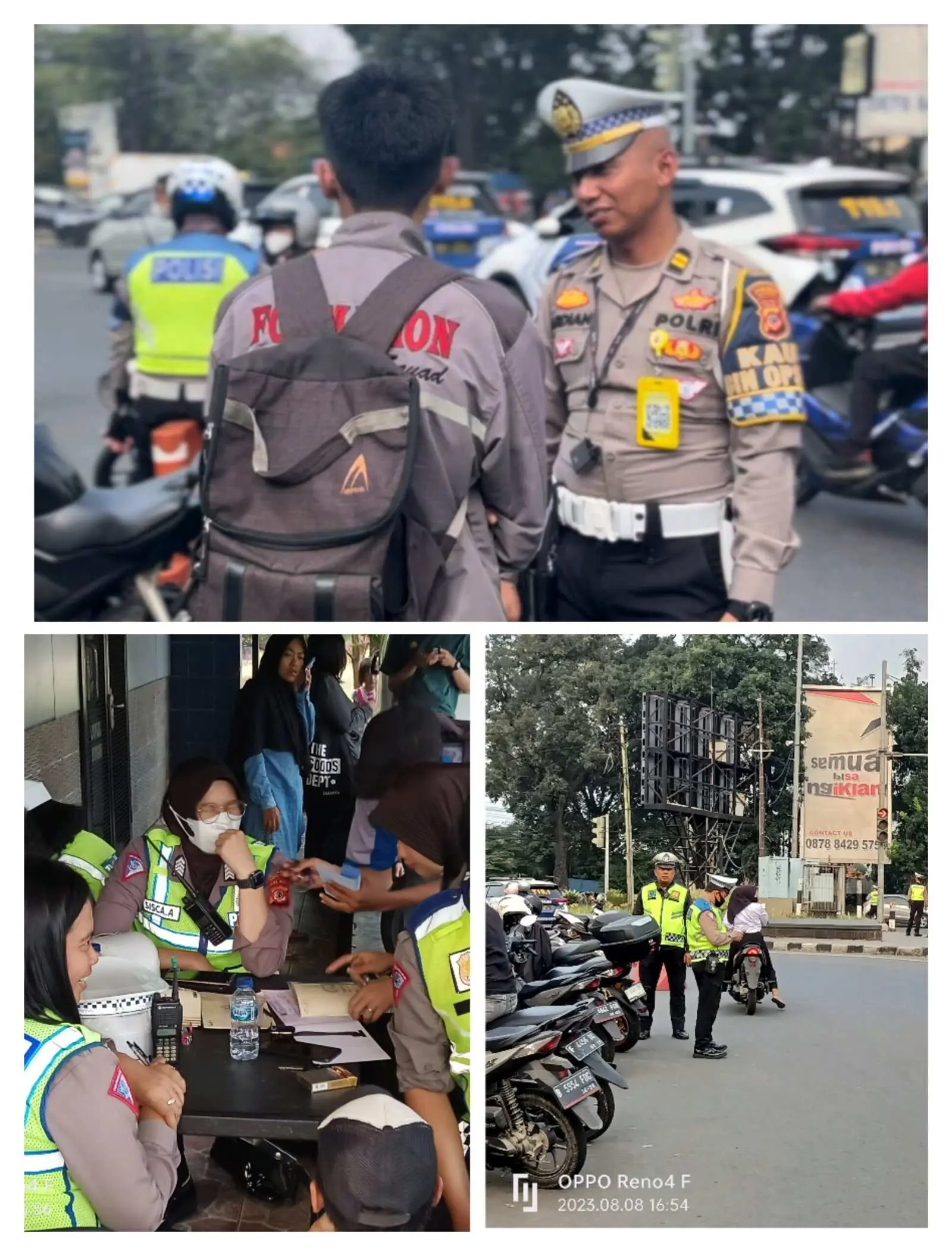 Satlantas Polres Bogor Gelar Penertiban Knalpot Brong, Iptu Ardian: Agar Masyarakat Lebih Tertib Berkendara