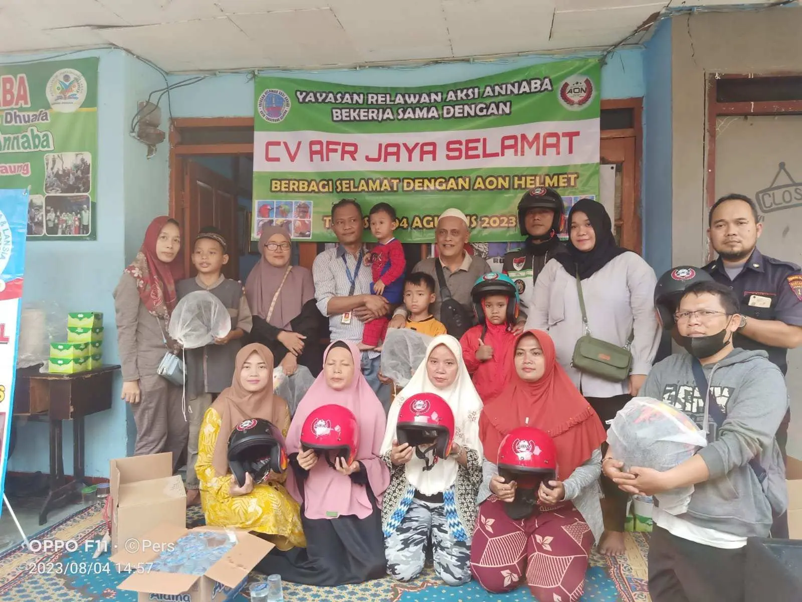 Muharram Ceria ,Yayasan Relawan Aksi Annaba Beri Santunan Yatim- Piatu