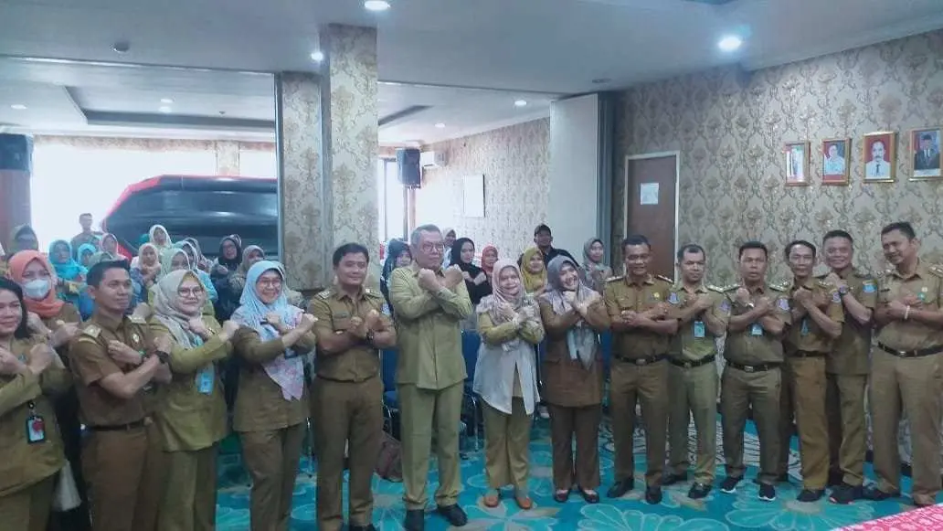 Walikota Tangsel di Dampingi Camat Pamulang:Pemkot Targetkan Angka Stunting Turun Hingga 8 %