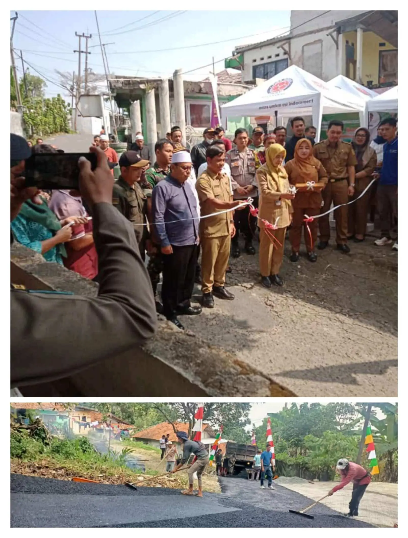 Realisasikan Samisade, Pemdes Hambalang Bangun Jalan Desa Sepanjang 1.585 Meter