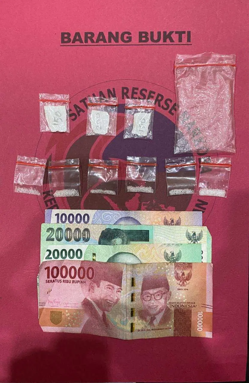 2 Pria Pengedar Sabu Dibekuk Satuan Reserse Narkotika Polres Pesawaran