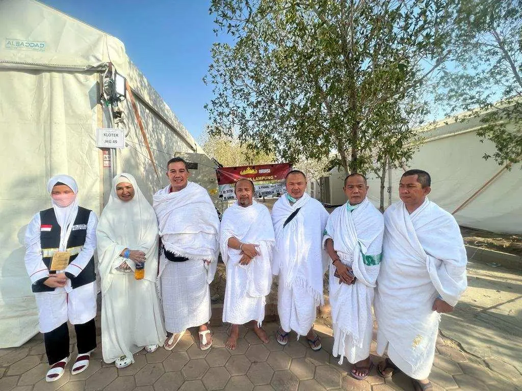 138 Jama’ah Haji Asal Pesawaran Sudah Kembali Ke Maktab Mina Mekkah