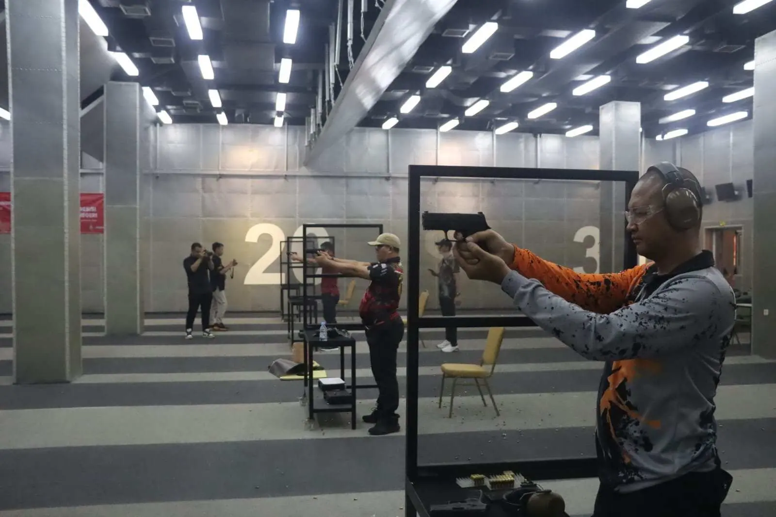 Sambut Hari Bhayangkara Ke-77, Polres Tangsel Gelar Lomba Menembak Kapolres Cup