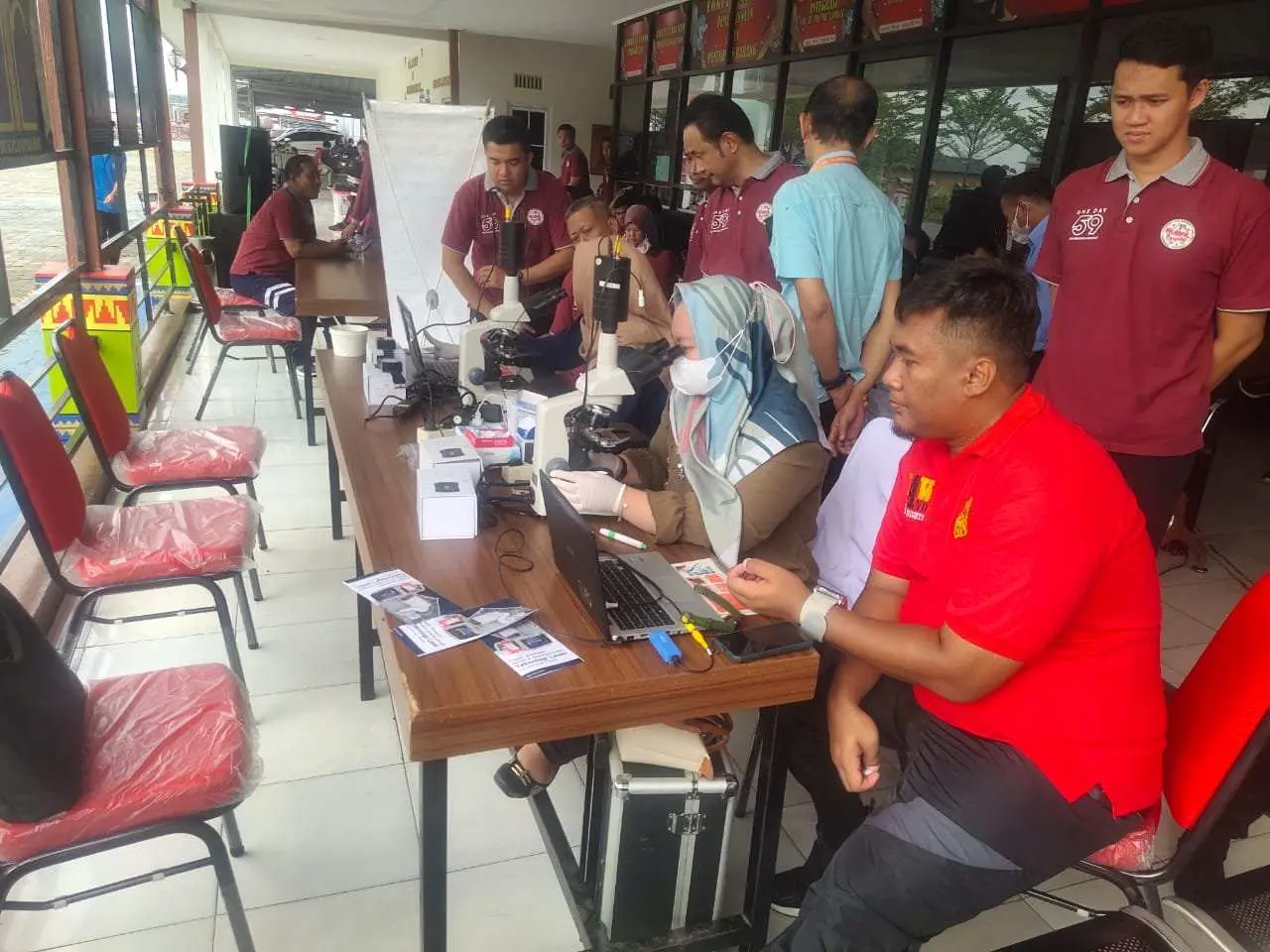 Rutan Kelas 1 Bandar Lampung Way Hui Mengelar Senam Sehat Dan Sosialisasi Kesehatan