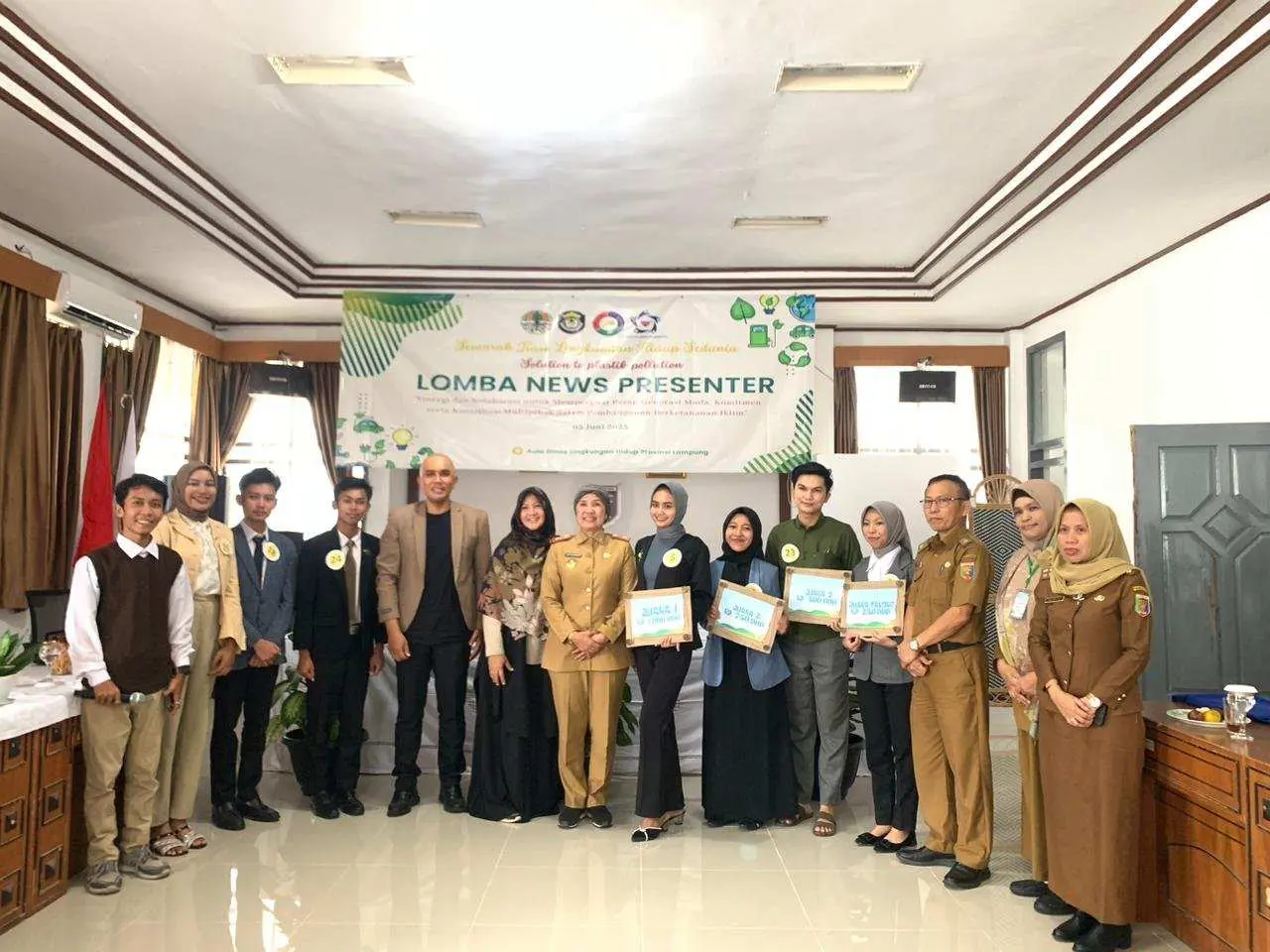 Wakili Mesuji “Melinda” Sabet Juara Pertama Lomba News Presenter Tingkat Provinsi Lampung