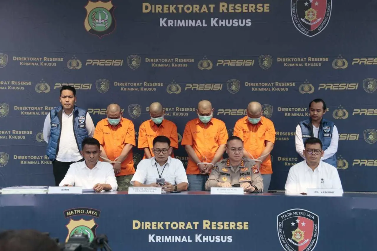 Siber Ditreskrimsus Polda Metro Tangkap 4 Tersangka Penipuan Penjualan Tiket Coldplay Asal Sindrap