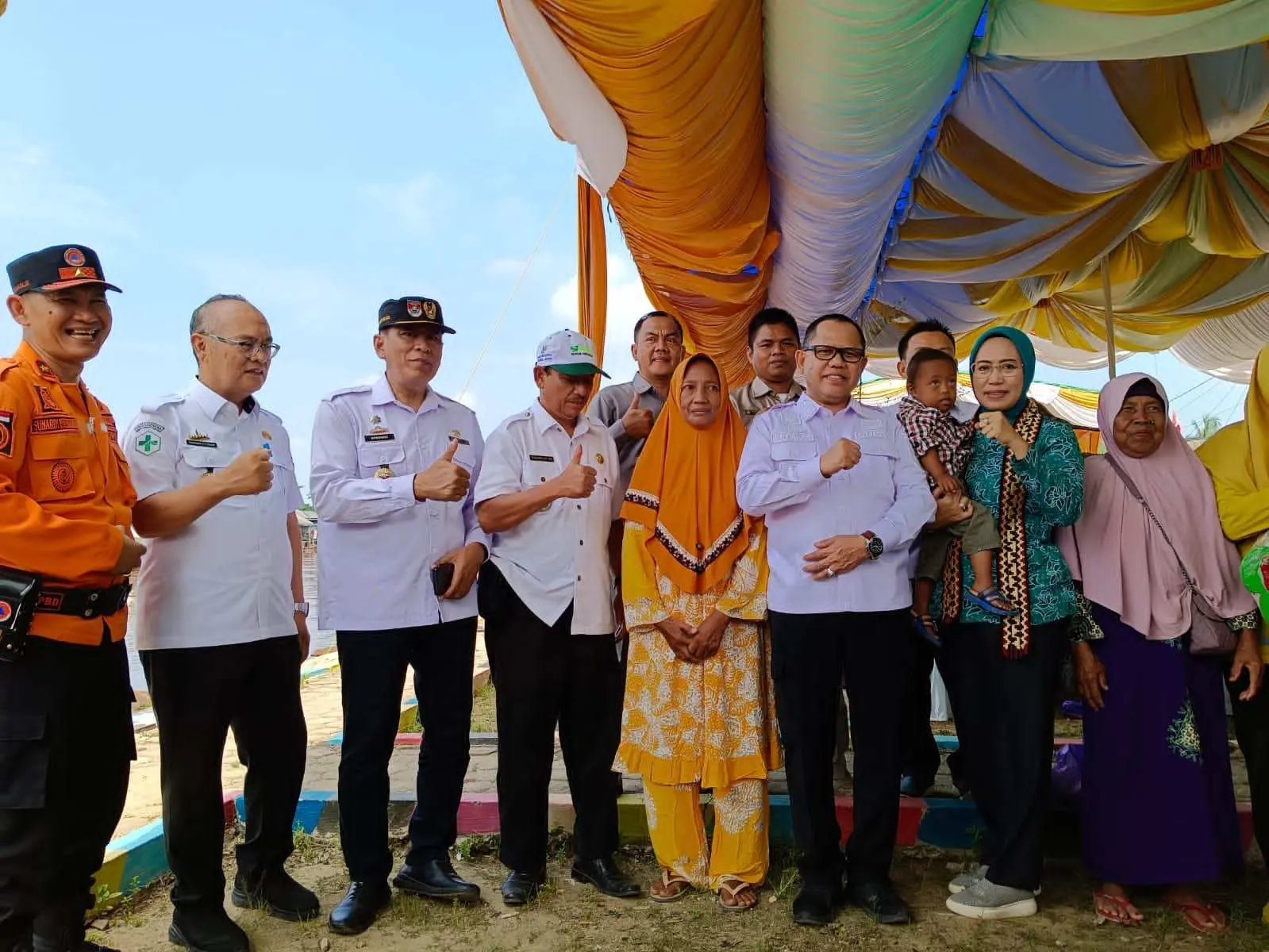 Bawa Banyak Program ” Pj.Bupati Mesuji Kunjungi Desa Sungai Cambai Mesuji Timur