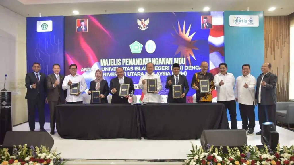 Program Internasionalisasi PTKI, 5 UIN Jalin MoU dengan Universiti Utara Malaysia