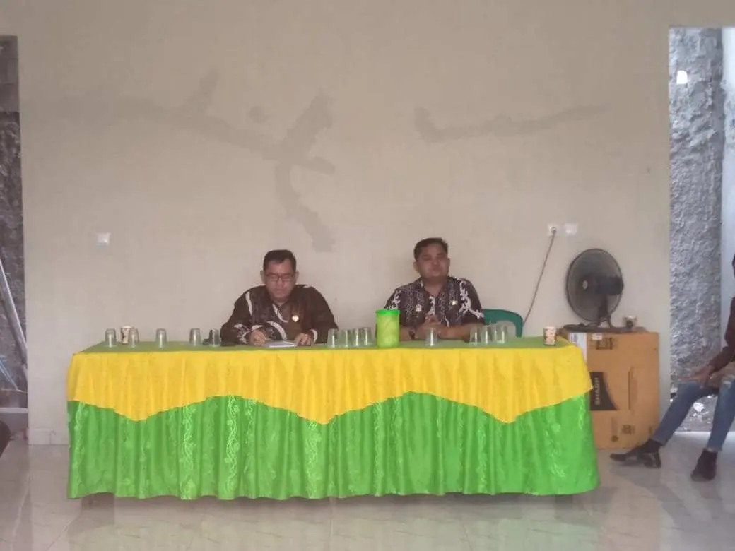 Kades Cikuda H.Raden Agus Sutisna Adakan konprensi Pers, Terkait Permohonan Maaf