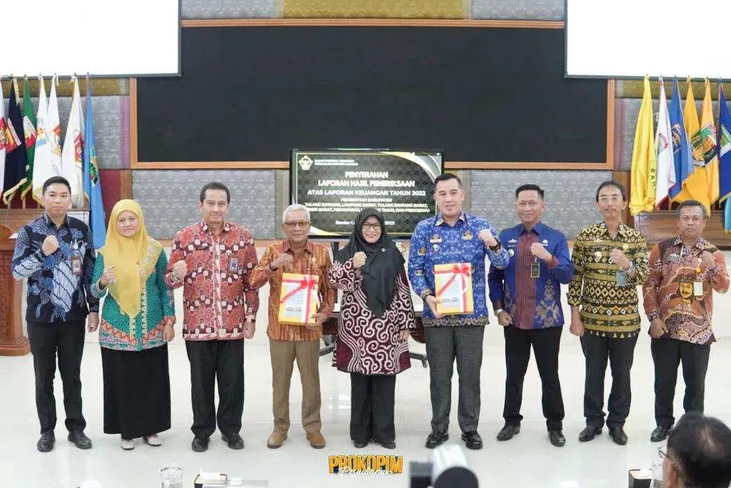 Pemkab Pesawaran Kembali Terima Penghargaan Opini WTP Dari BPK RI Perwakilan Lampung