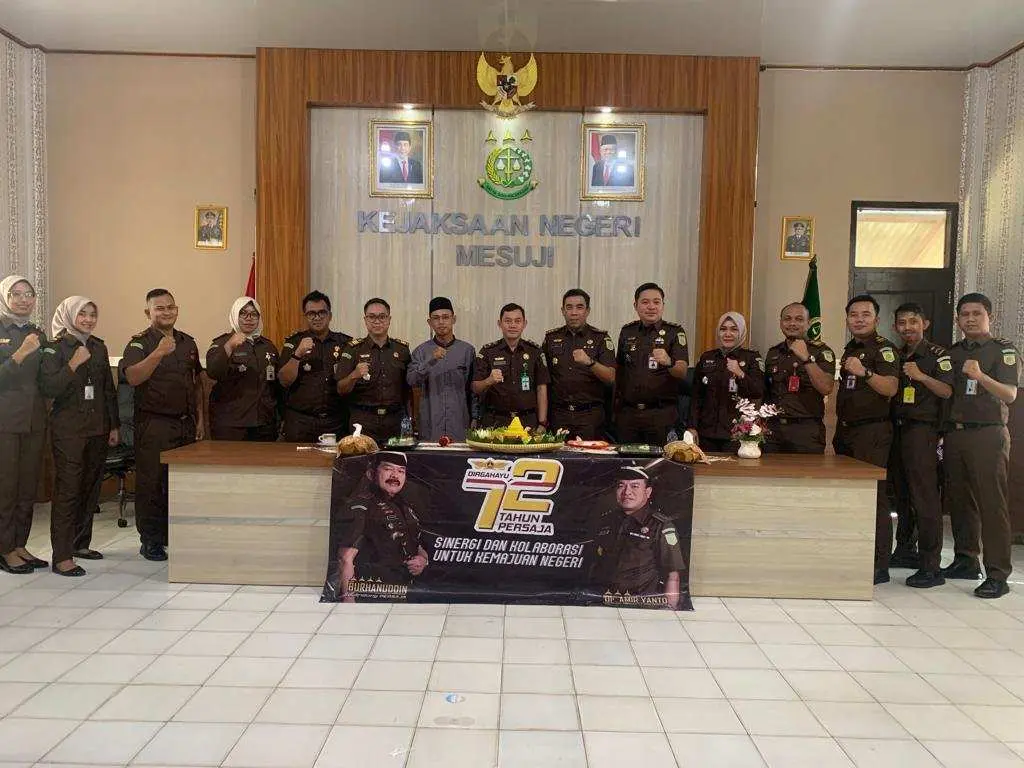 Kejari Mesuji Gelar Apel Memperingati Hari Ulang Tahun Persatuan Jaksa Indonesia ke – 72