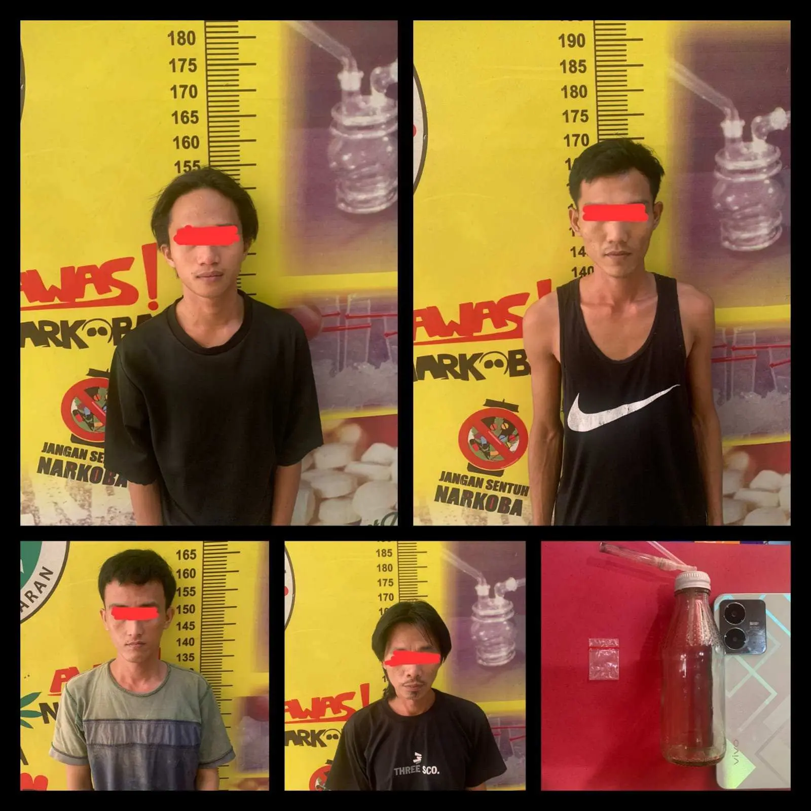 Lagi Asik Pesta Sabu, 5 Remaja Ini Diamankan Polisi