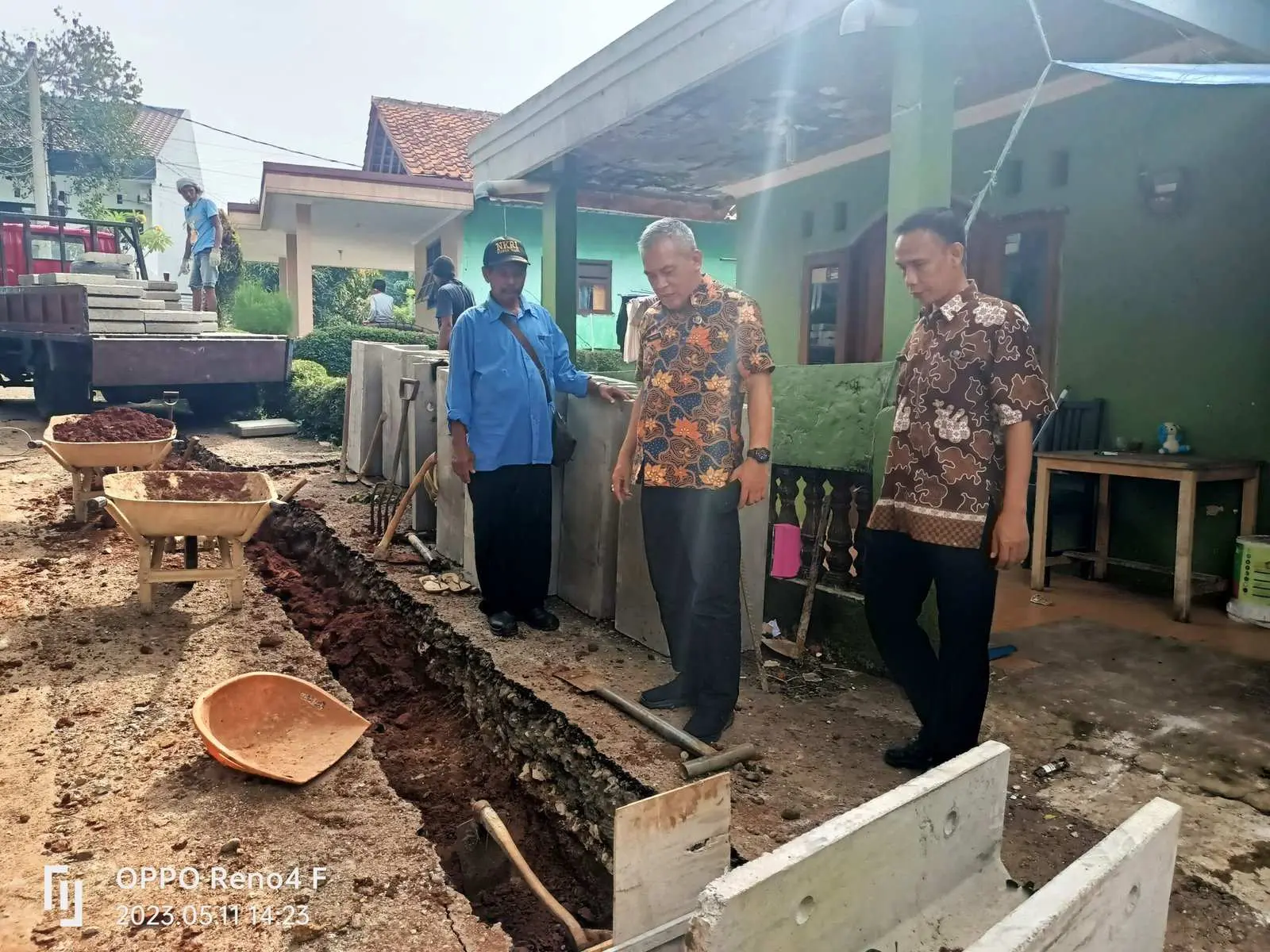 Realisakan Dakel, Kelurahan Pakansari Bangun Jaling dan Drainase