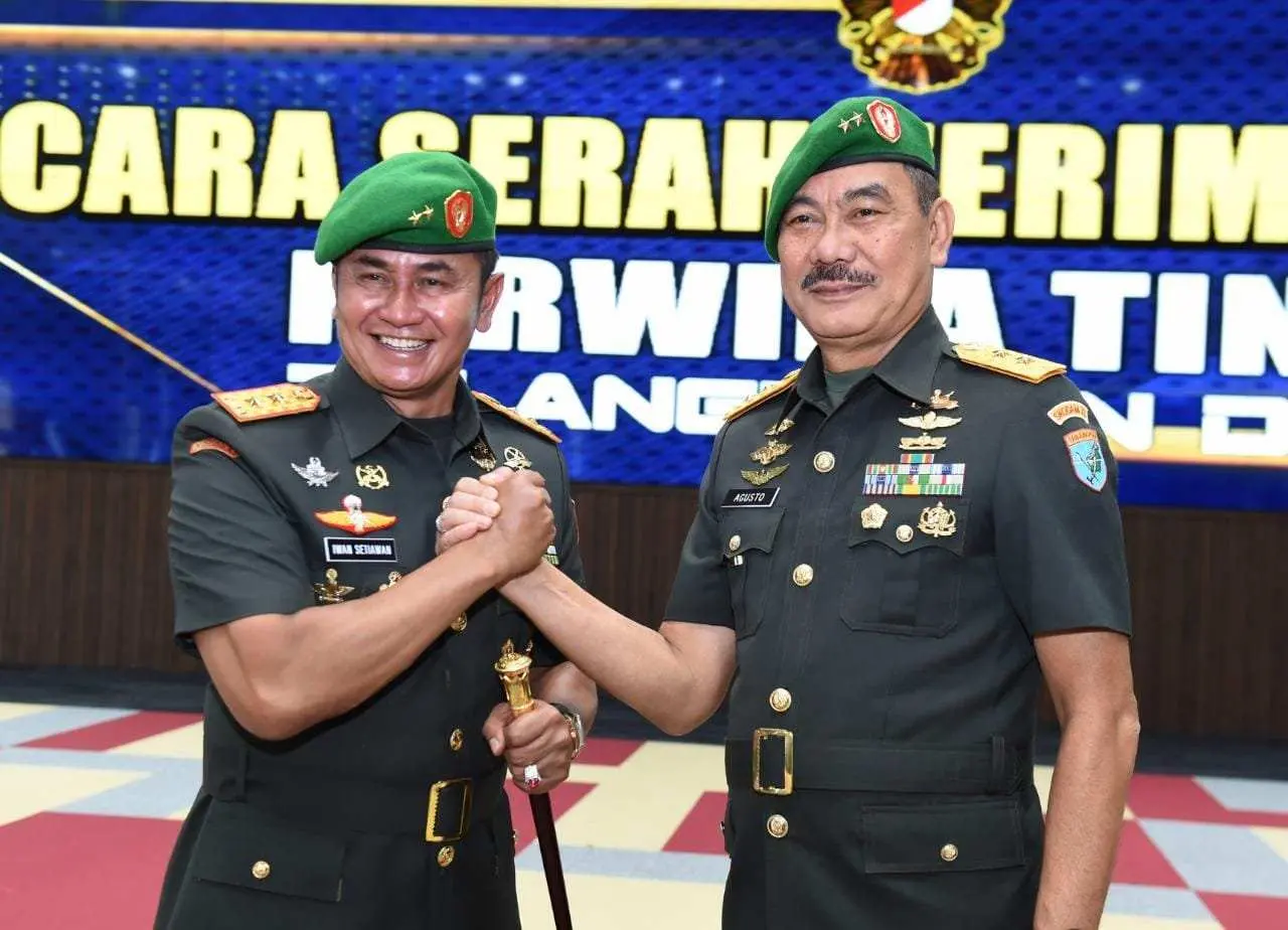 Empat Jabatan  Strategis di TNI AD Diserahterimakan