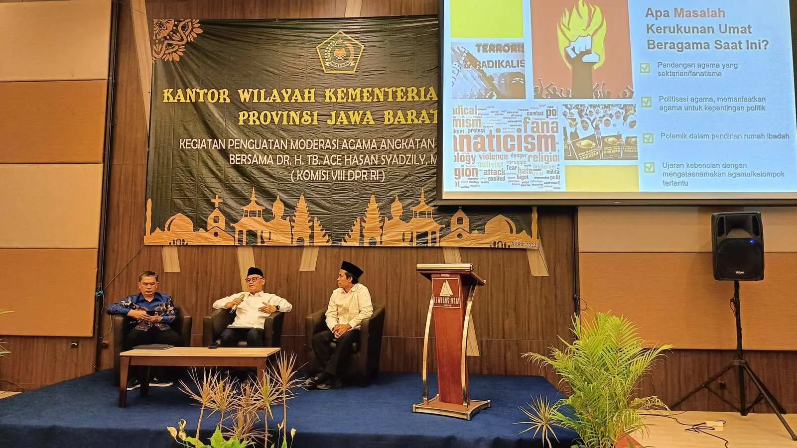 Ace Hasan Ungkap 4 Poin Masalah Kerukunan Umat Beragama