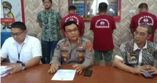 Tiga Pelaku Pembalakan Liar di Tahura Pesawaran Ditangkap Polda Lampung