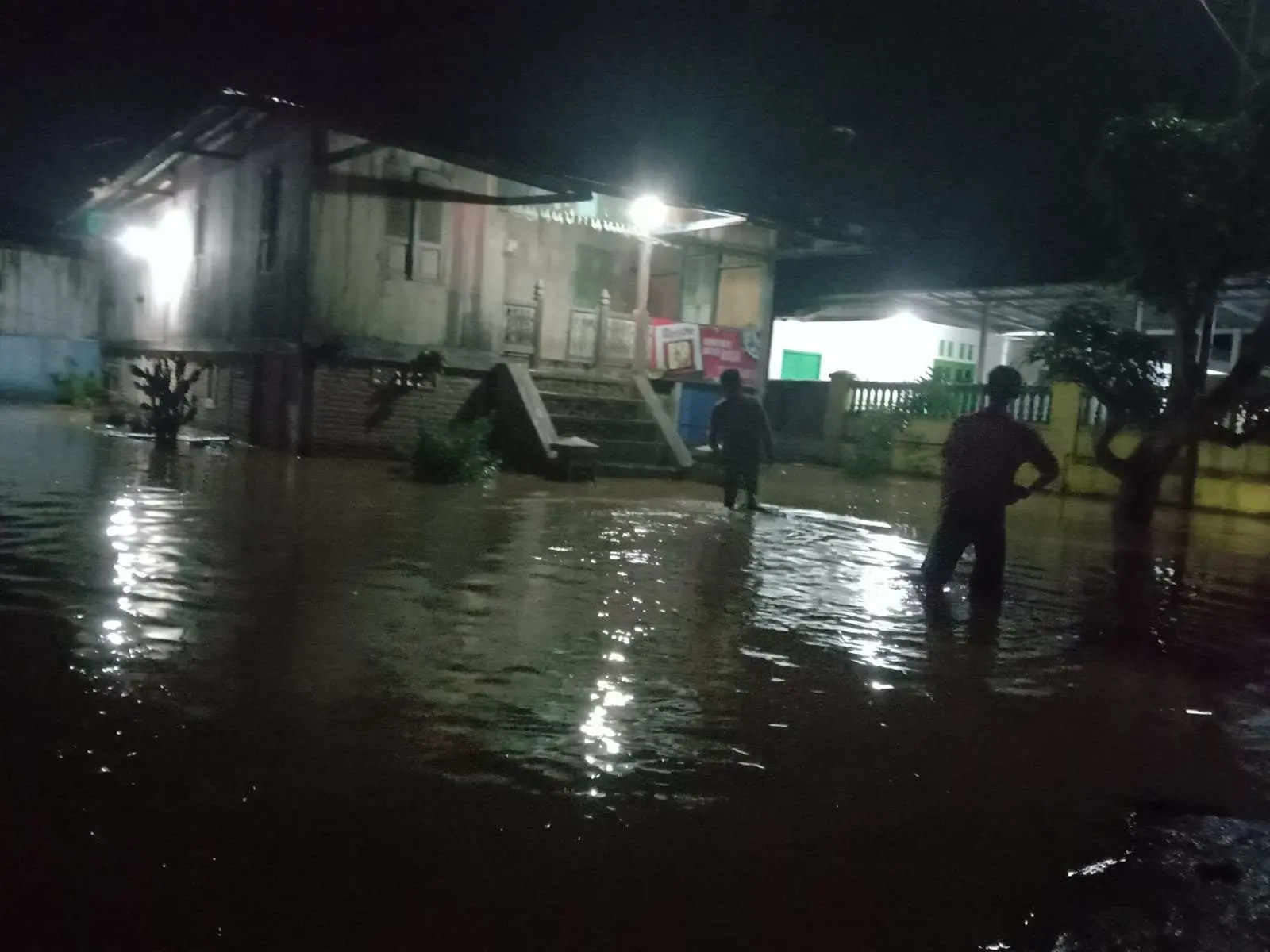 Desa Gunung Sugih Terkena Banjir