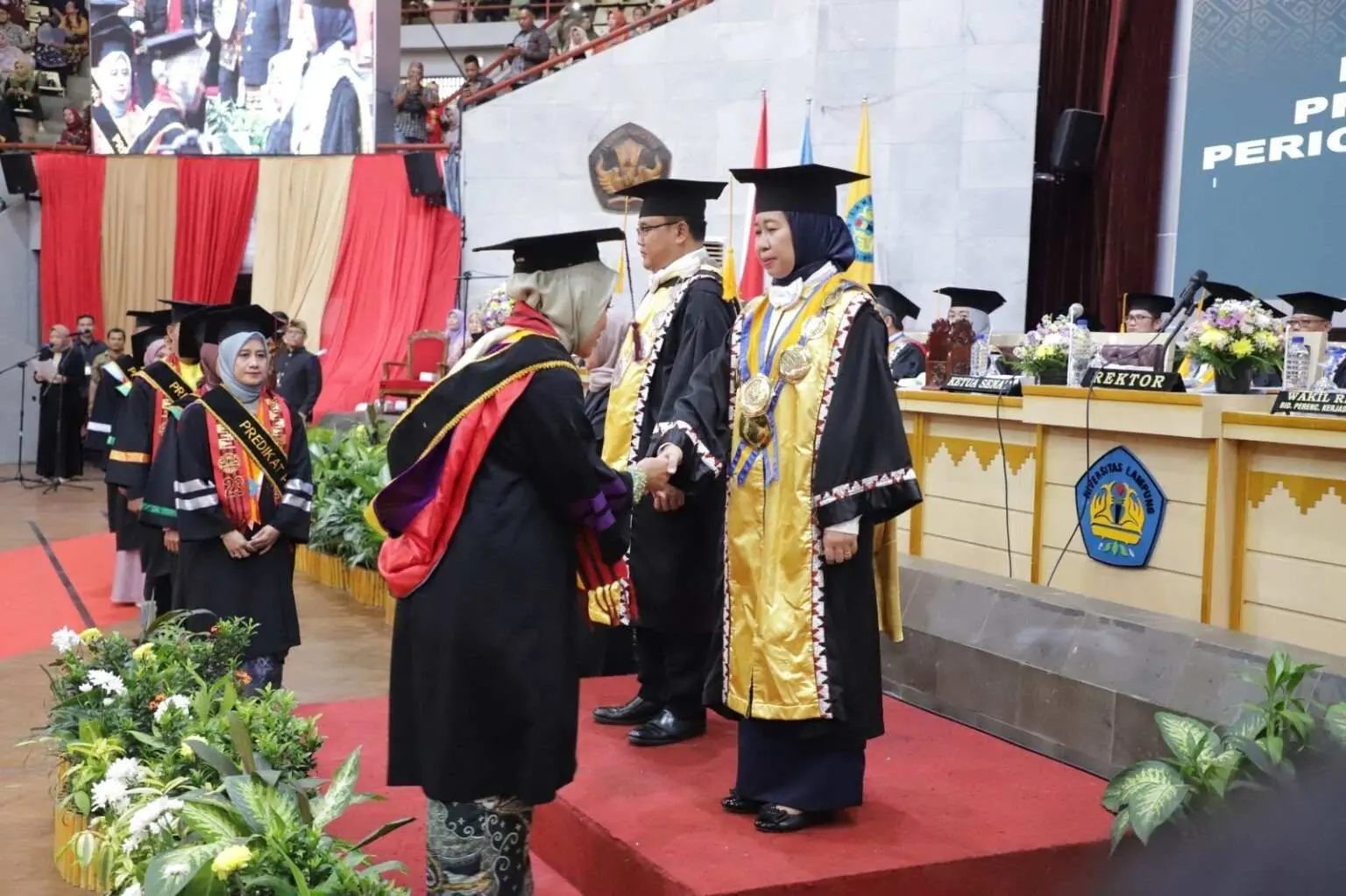 1.103 Lulusan Unila Ikuti Prosesi Wisuda Periode IV