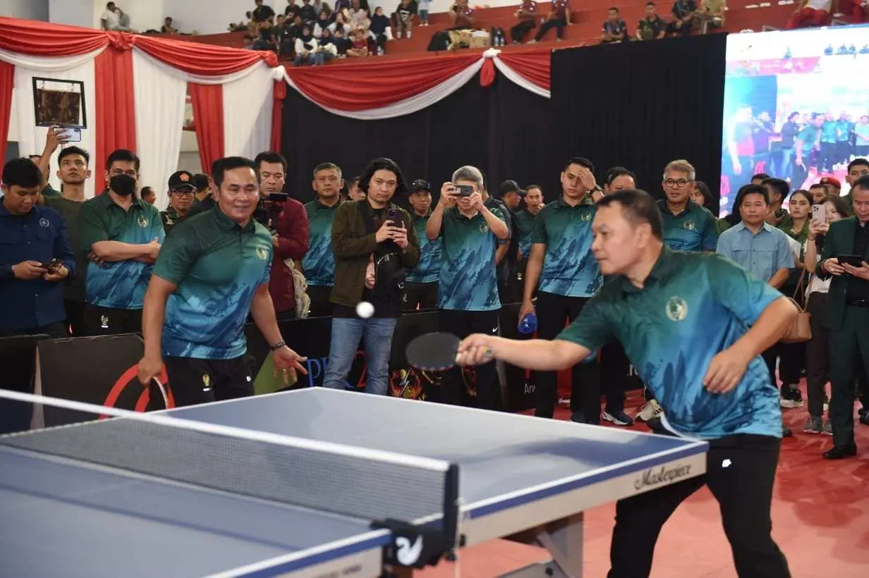 Jenderal TNI Dudung Abdurachman Buka Kejuaraan Tenis Meja Piala Kasad Tahun 2023