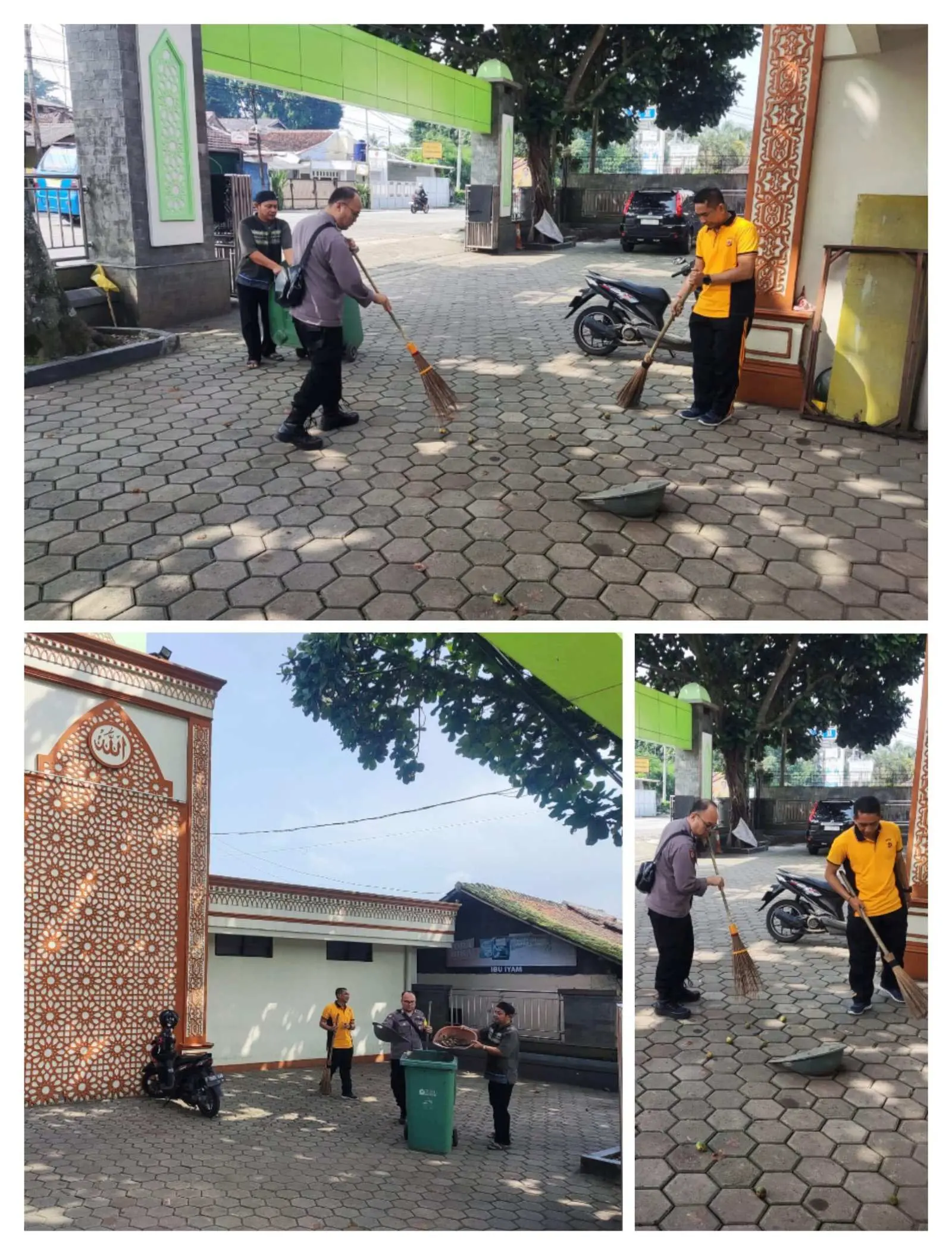 Gelar Jum’at Bersih, Kapolsek Caringin: Bukti Kami Berbaur Dengan Masyarakat