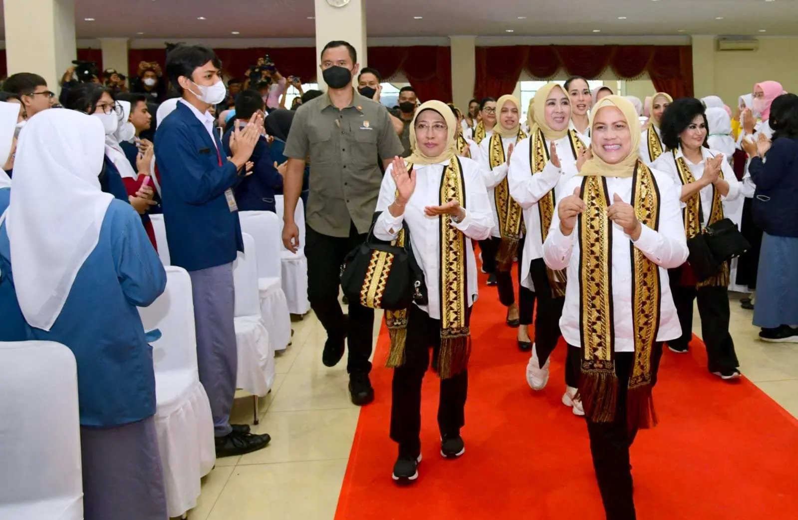 Ibu Negara Iriana Joko Widodo  Kunjungan Ke Provinsi Lampung