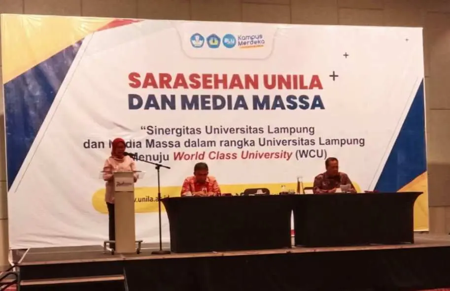 Unila Gelar Acara Sarasehan dengan Media, Ternyata Ini Tujuannya 