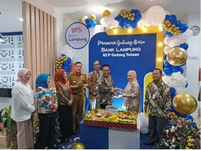 Peresmian Gedung Baru Bank Lampung KCP Gedong Tataan Dihadiri Bupati Pesawaran