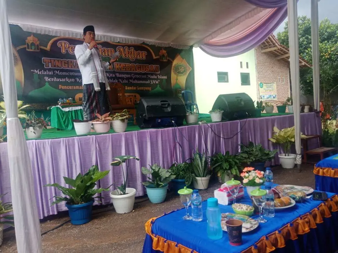 Peringati Isra Mi’raj Nabi Muhammad, Warga Way Layap 2 Gelar Pengajian Akbar