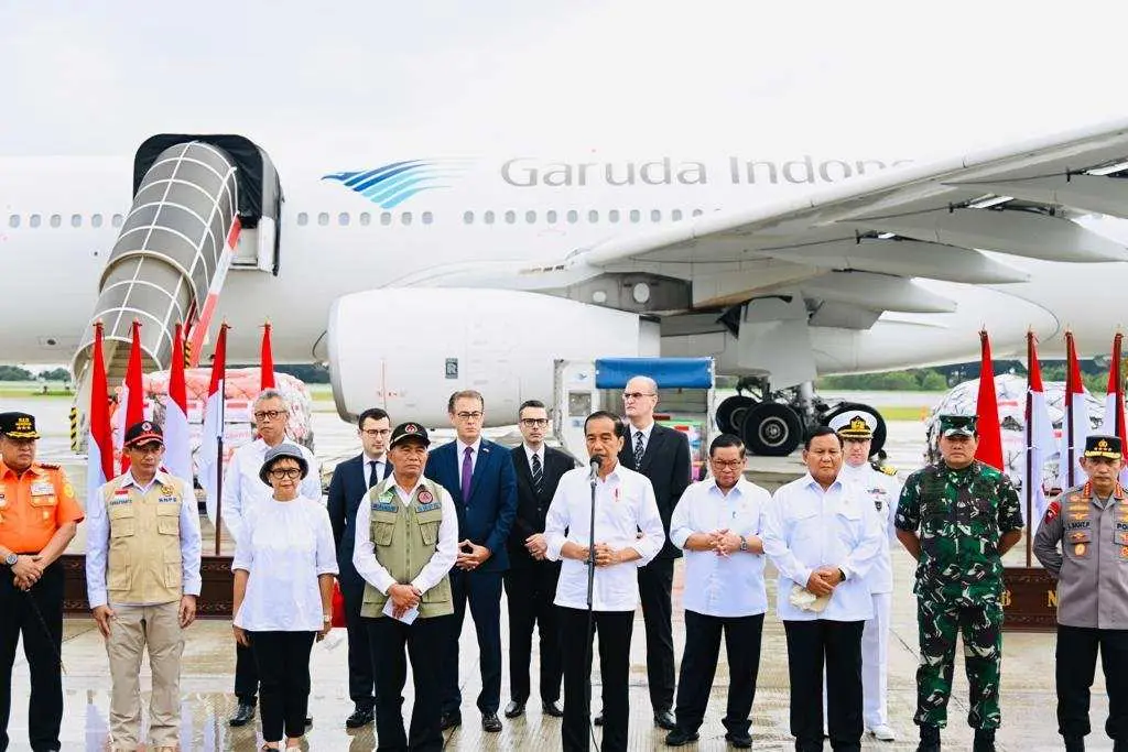 Indonesia Kirim 140 Ton Bahan Makanan dan Logistik ke Turki dan Suriah