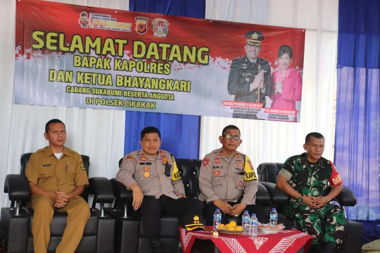 Lanjutkan Kunker Kapolres Sambangi Dua Polsek di Pelabuhan Ratu