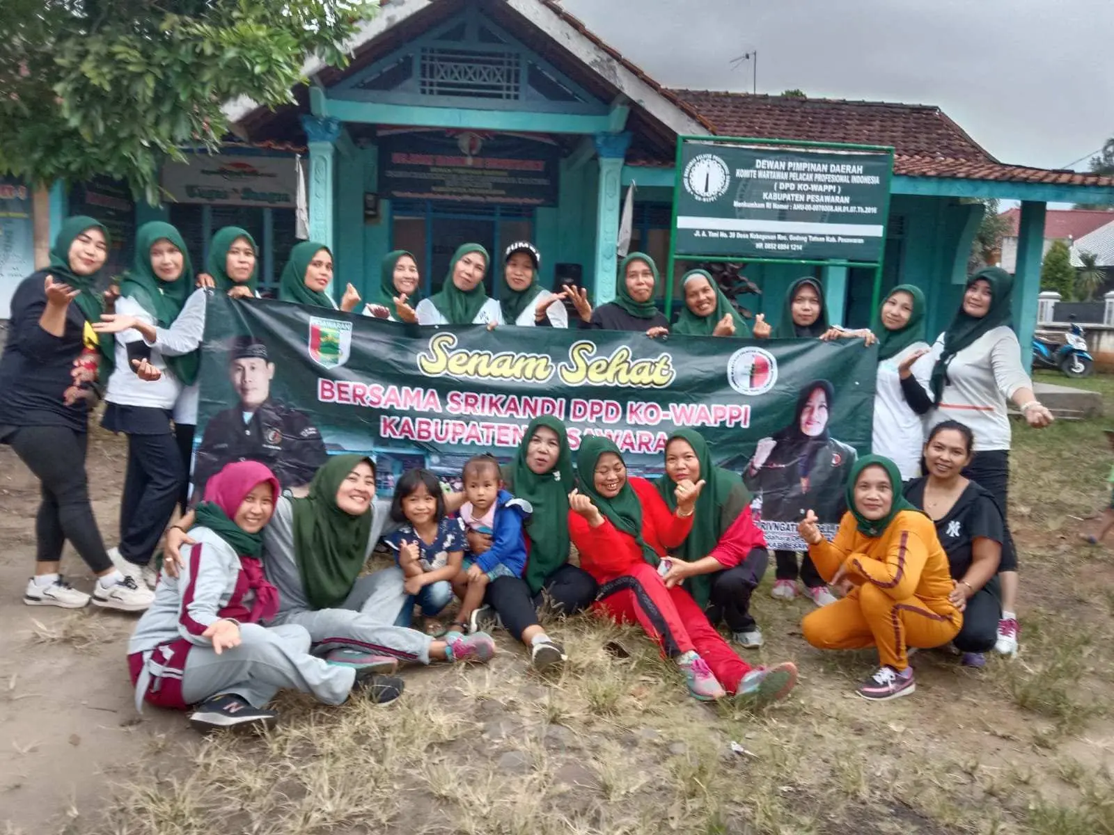 DPD KO-WAPPI Pesawaran Rutin Gelar Senam Bersama
