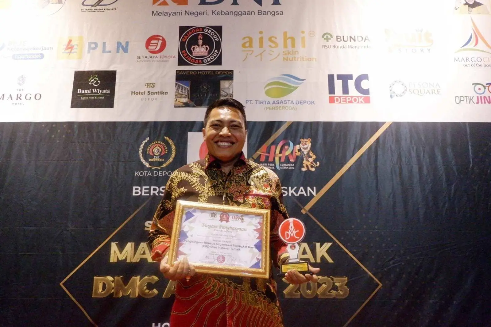 Rutan Kelas 1 Depok Mendapatkan Anugrah DMC Award