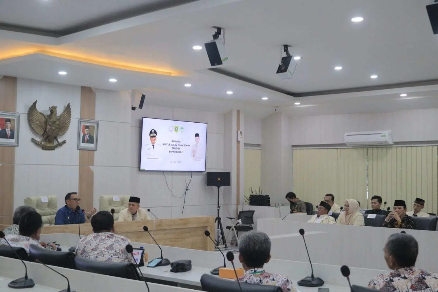 Terima Rektor dan Jajaran Civitas Akademika IAIB Nanggung, Plt Bupati Bogor Sampaikan Hal Ini
