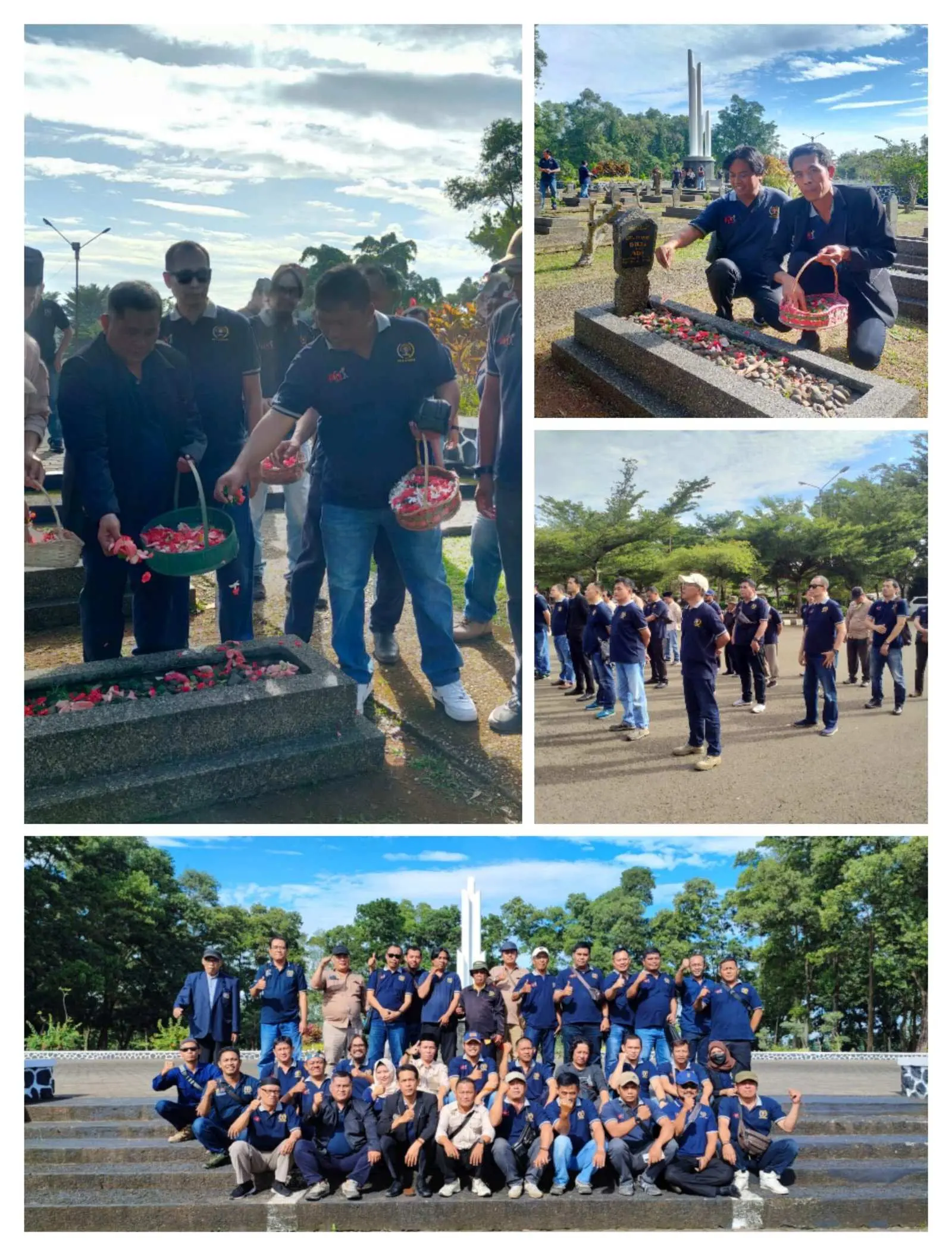 Acara Puncak Peringatan HPN Ke-77 PWI Kabupaten Bogor, Gelar Ziarah Ke TMP Pondok Rajeg