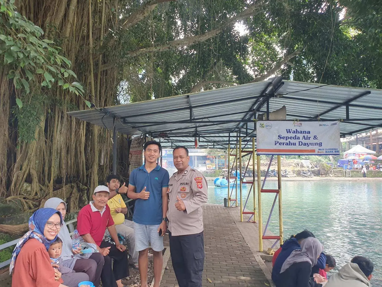 Polsek Sukahaji Intensifkan Patroli dan Himbauan Kamtibmas di Tempat Wisata Situ Cipanten