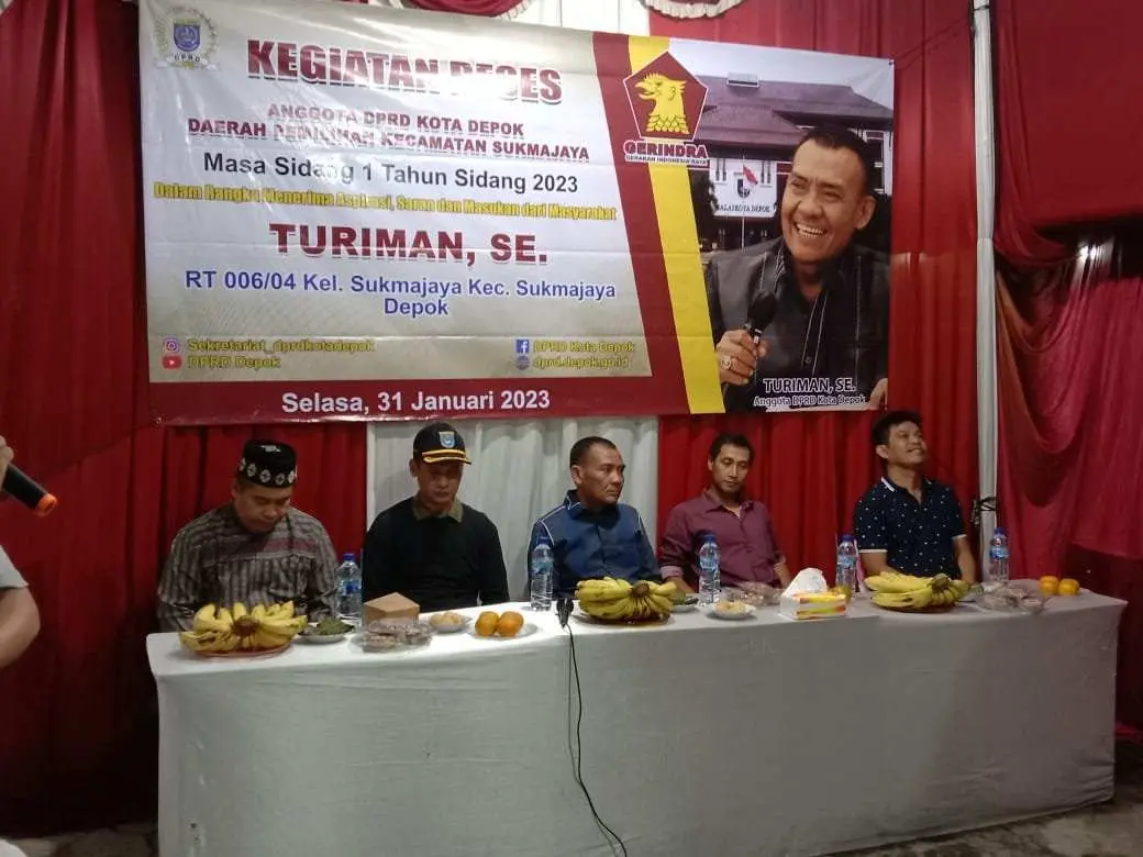 Reses di Sukmajaya, Turiman Jelaskan Tupoksi Anggota DPRD