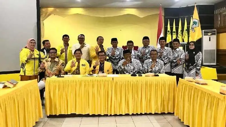 Jalin Kerjasama di Bidang Pendidikan  PGRI Jawa Barat Silaturahmi Ke Kantor DPD Golkar