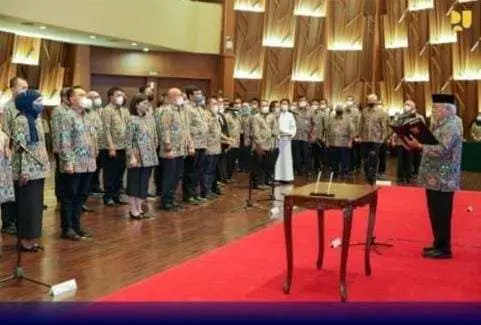 Lantik Pejabat Tinggi Pratama dan Administrator, Menteri PUPR Basuki Hadimuljono Harus Lebih Profesional dan Berintegritas