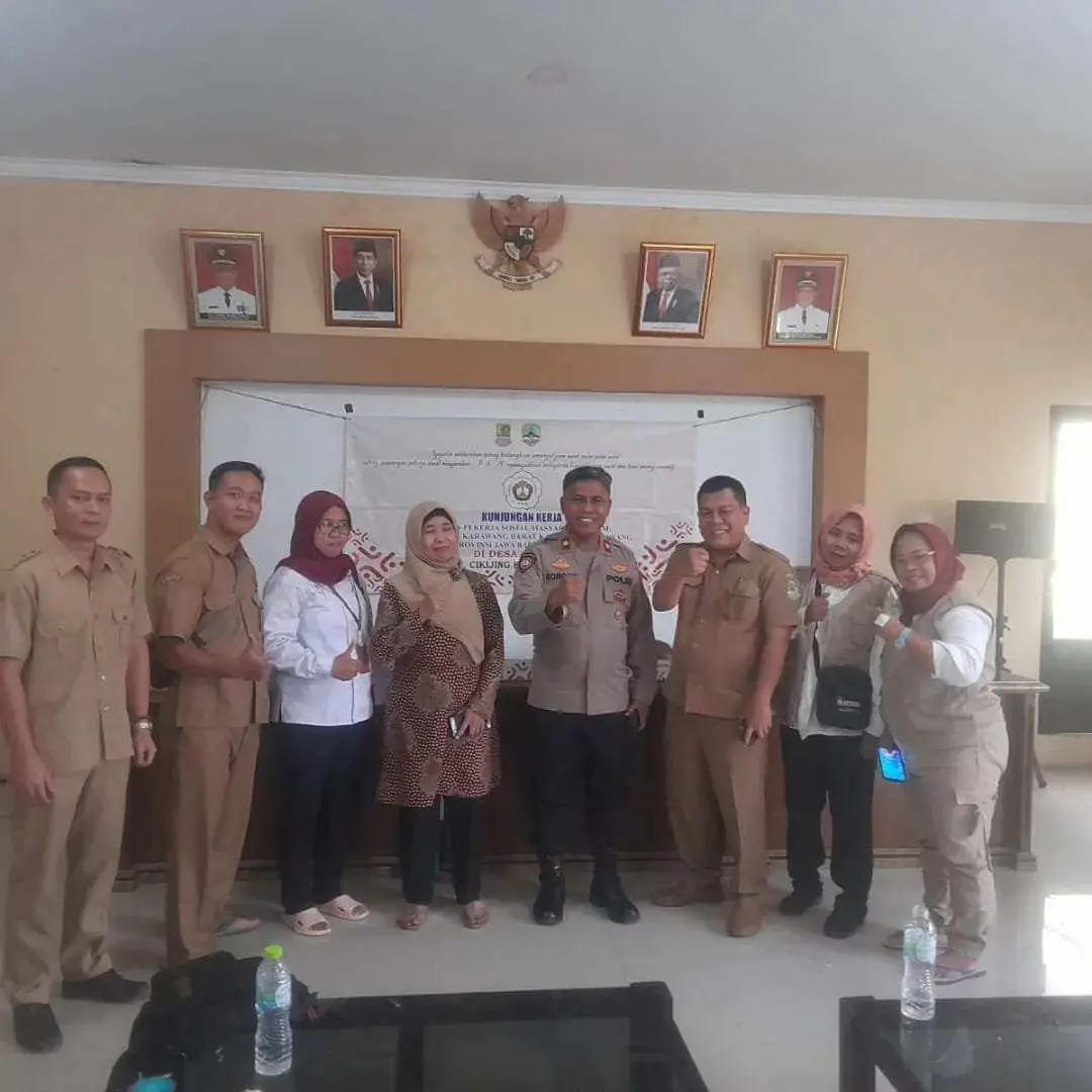Jalin Sinergitas, Kapolsek Cikijing Sambangi Desa Cikijing