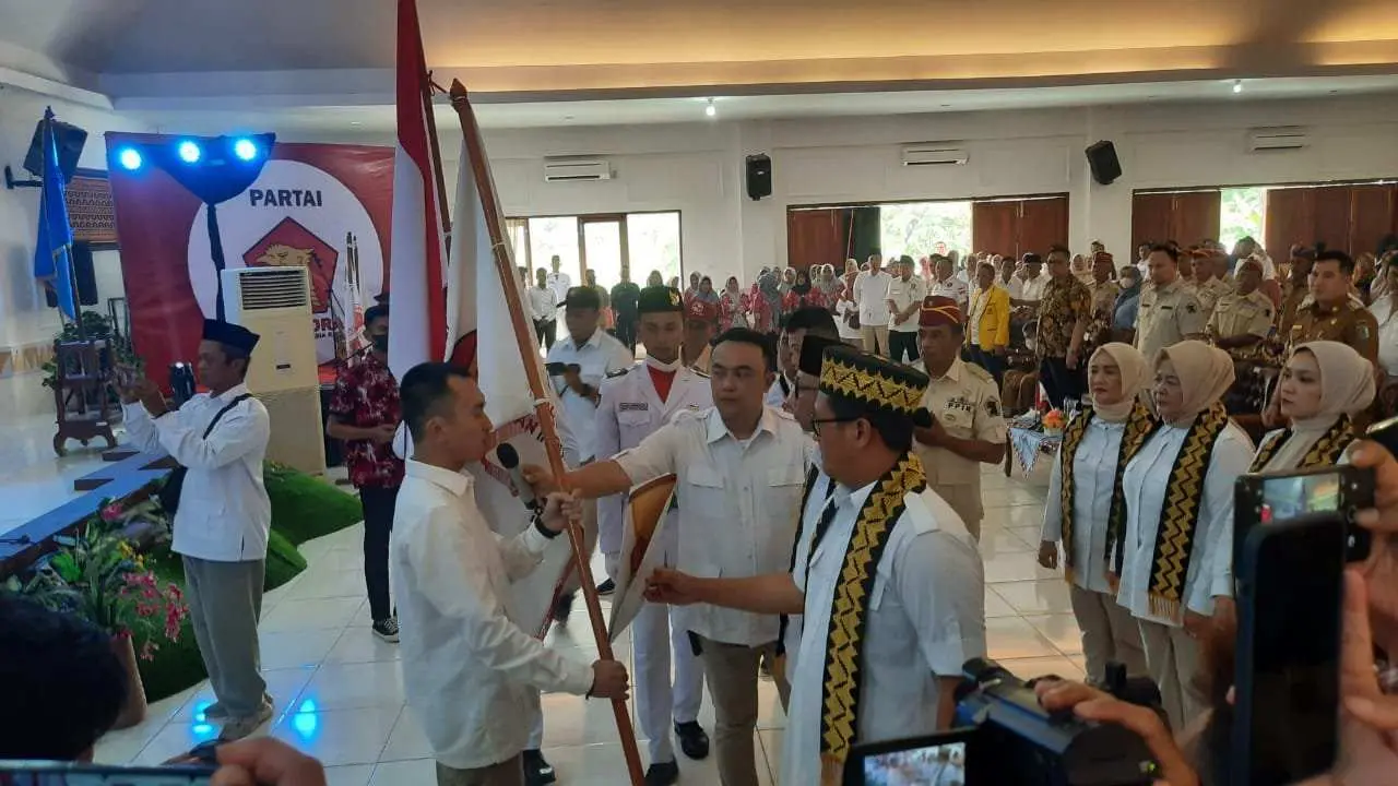 Ketua DPC Partai Gerindra Kabupaten Pesawaran Resmi Dilantik 