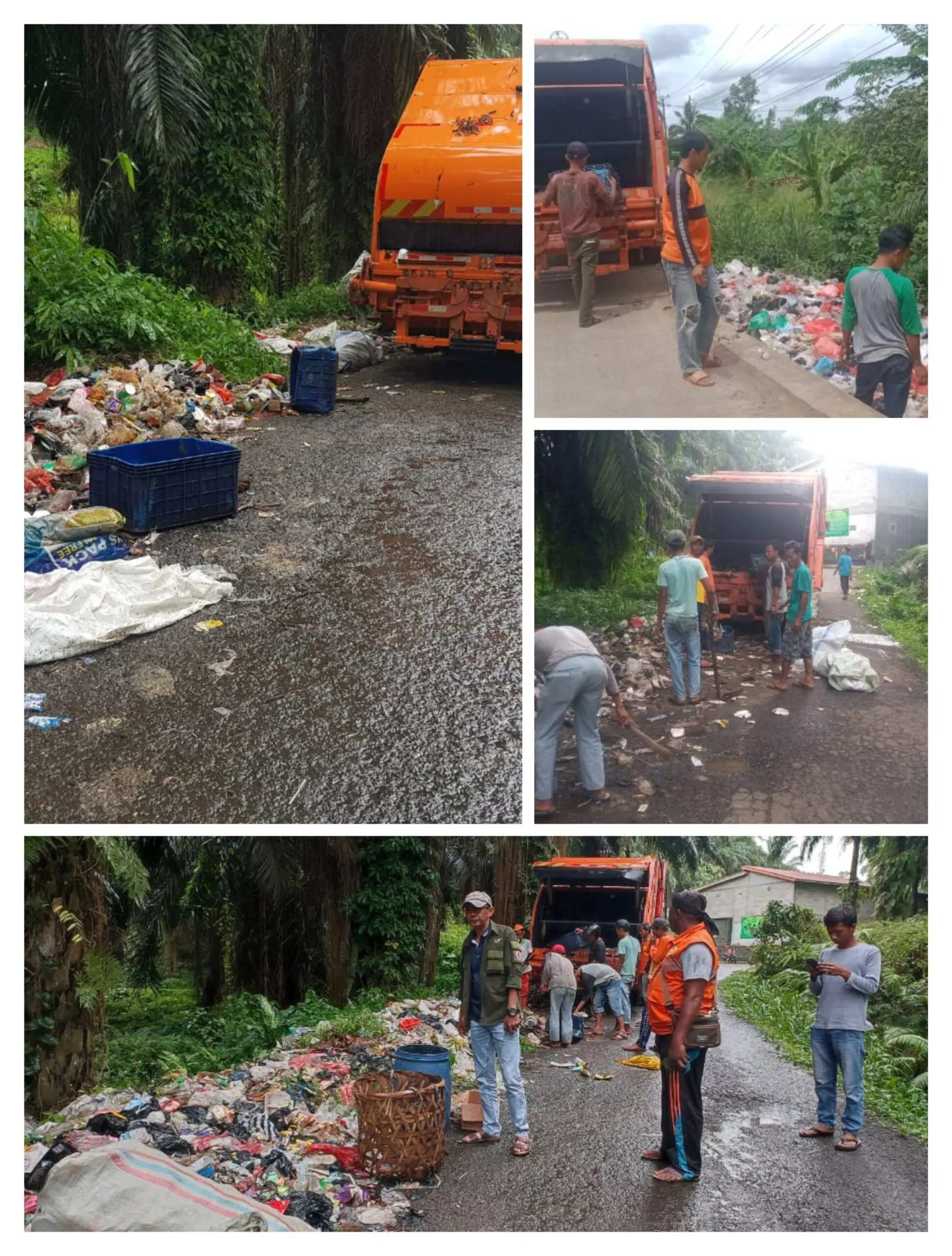 DLH Kabupaten Bogor Gerak Cepat Tangani Sampah Liar di Sepanjang Jalan Raya Cigudeg -Jasinga