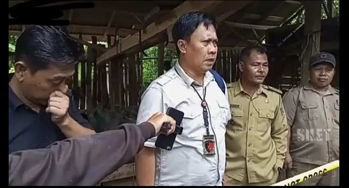 Olah TKP Wartawan Yang Dibacok dipimpin Kasat Reskrim