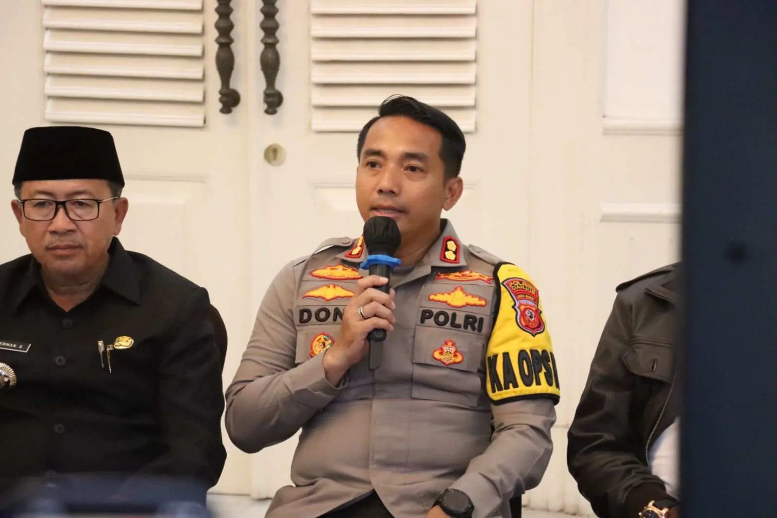 Permudah Distribusi Logistik dan Donasi Polres Cianjur Terapkan Rekayasa Lalu Lintas